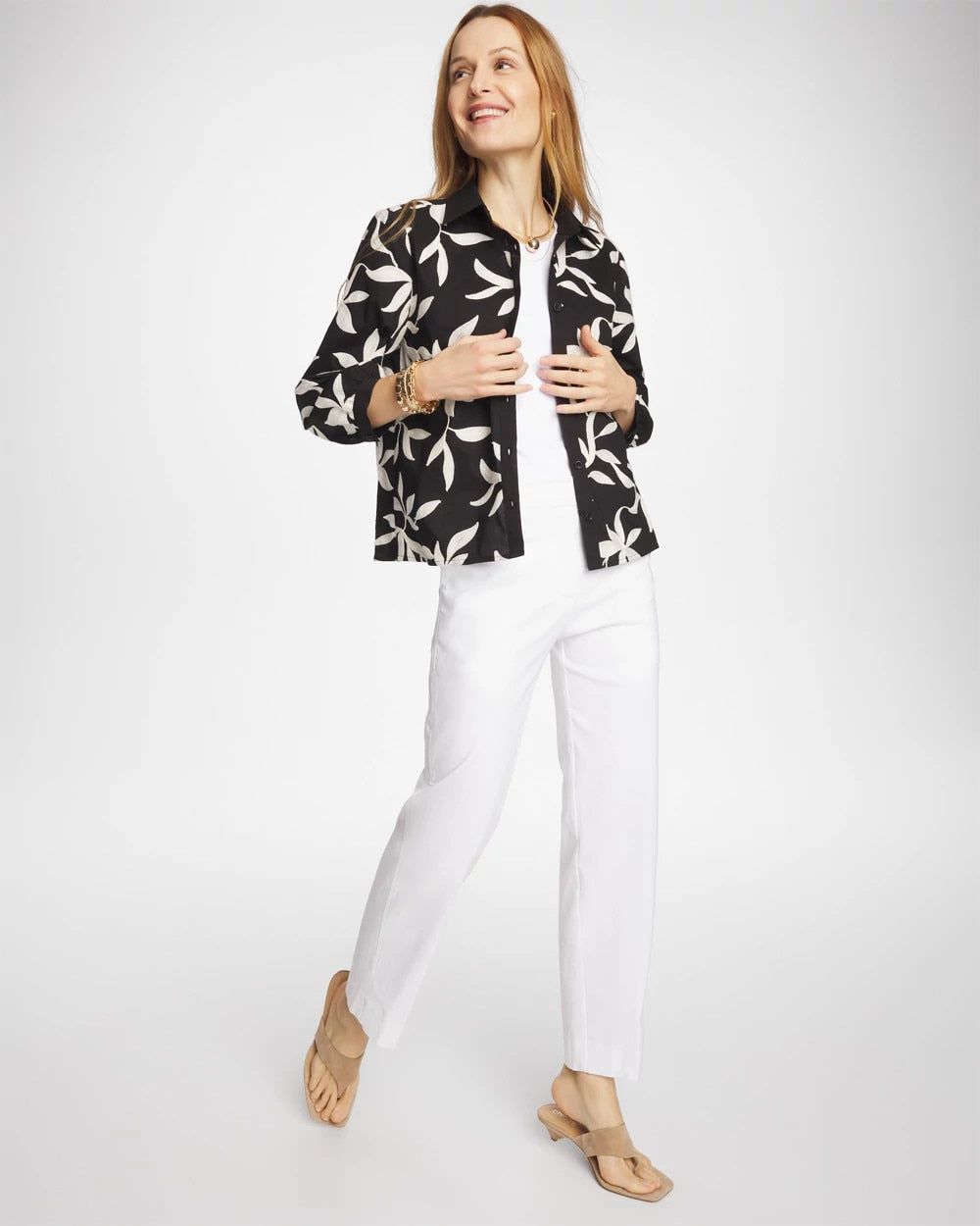 Chico's - Emme Fly Front Straight Crop
