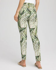 Chico's - Brigitte™ Slim Ankle Palm-Print Pants