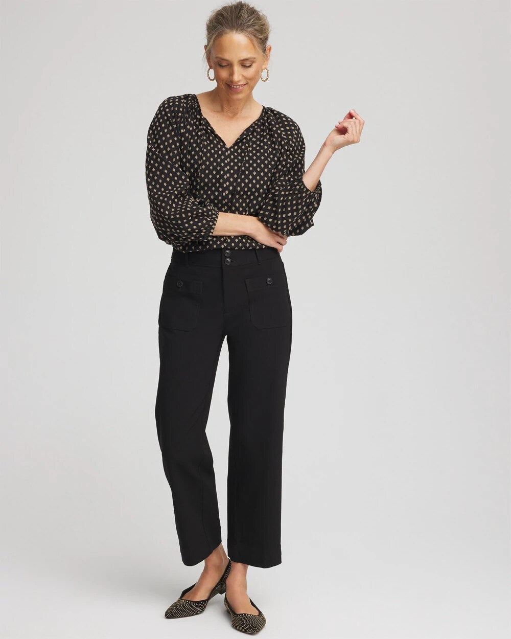 Chico's - Emme Four Pocket Straight Cropped Pants