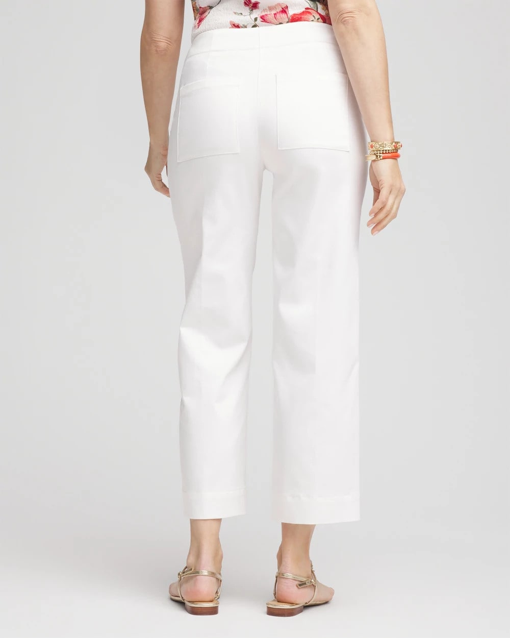 Chico's - Sateen Cutout Cropped Pants