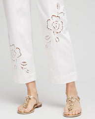 Chico's - Sateen Cutout Cropped Pants