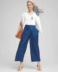 Chico's - Lightweight Wide Leg Cropped Pants