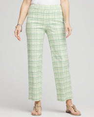 Chico's - Brigitte™ Wide Leg Plaid Cropped Pants
