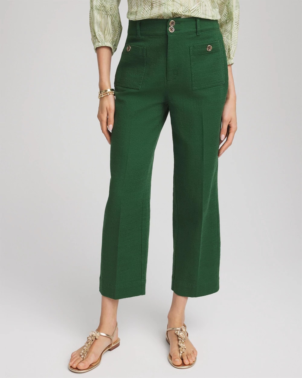 Chico's - Cropped Straight-Leg Pants