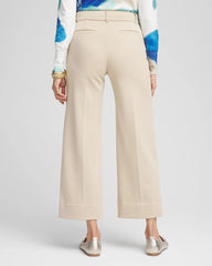 Chico's - Button Knit Twill Cropped Pants