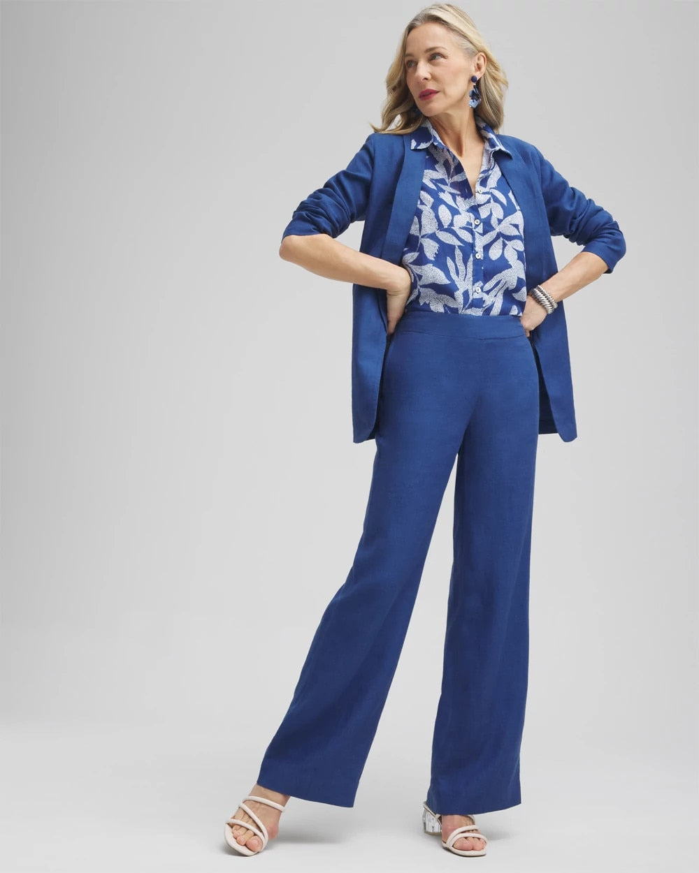 Chico's - Linen Trouser Flare Pants