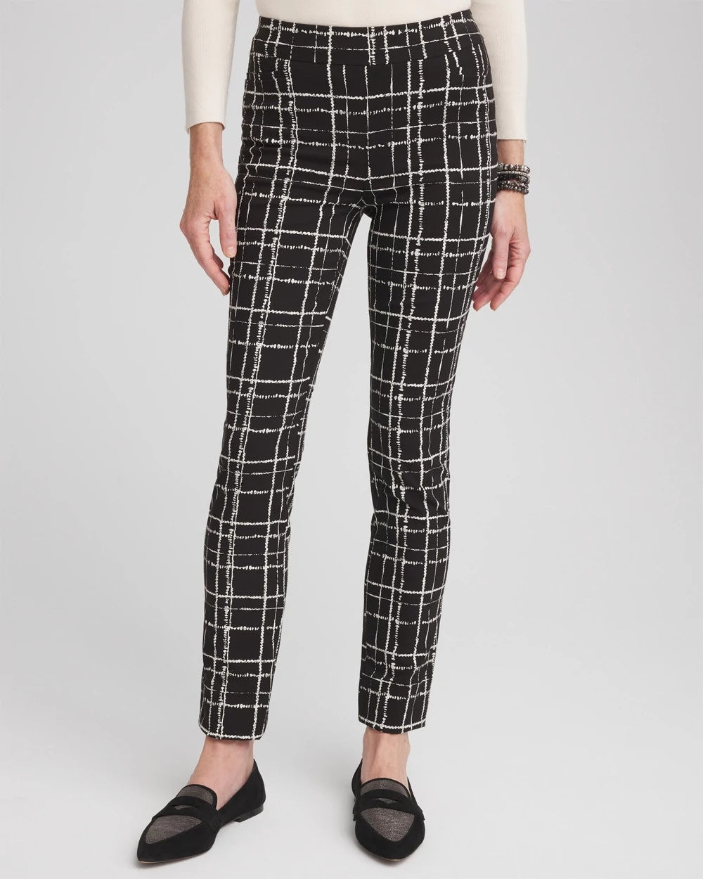 Chico's - Brigitte Plaid Slim Ankle Pants