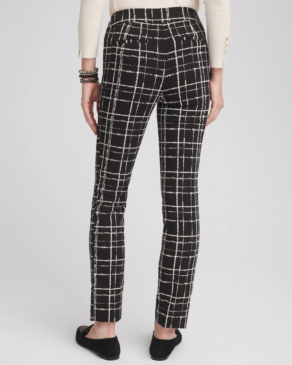 Chico's - Brigitte Plaid Slim Ankle Pants