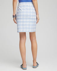 Chico's - Brigitte™ Plaid Slub Skort