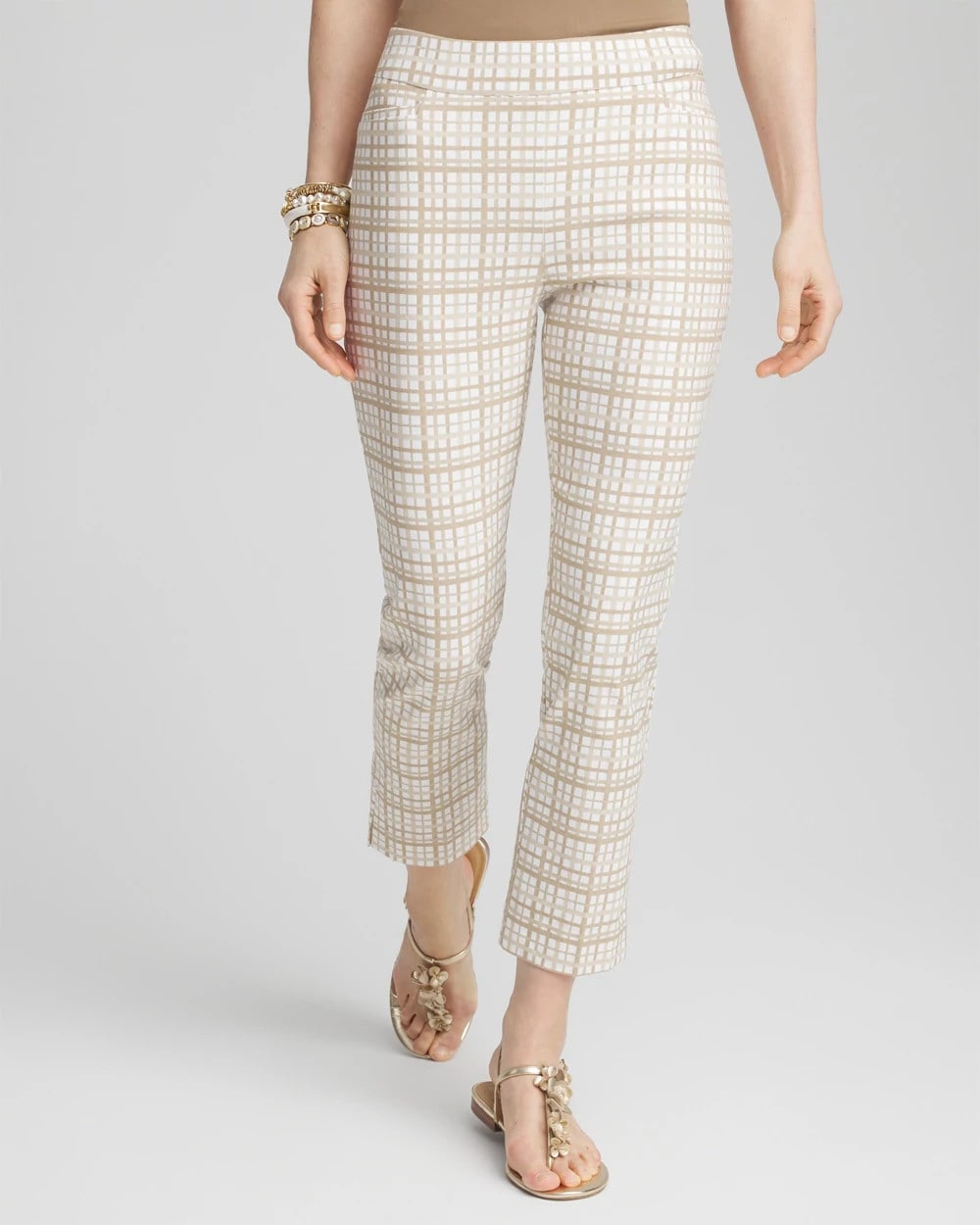 Chico's - Brigitte™ Plaid Cropped Pants