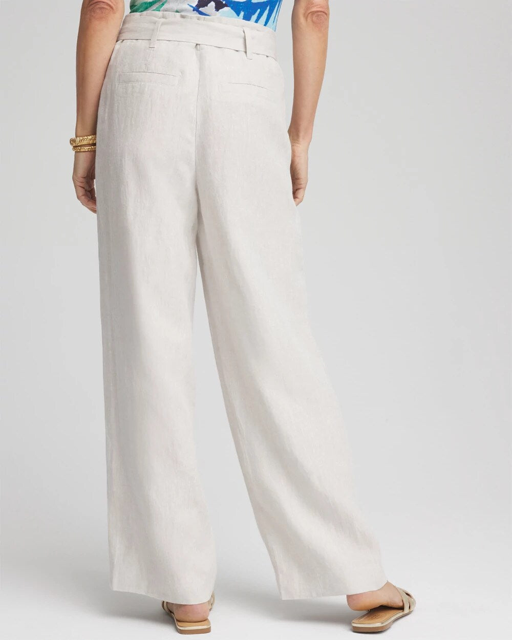 Chico's - Hollywood Waist Belted Linen Pants