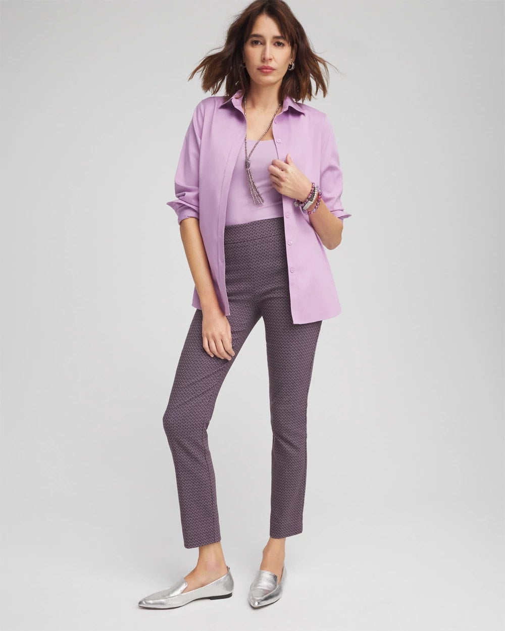 Chico's - Brigitte Geo Slim Ankle Pants