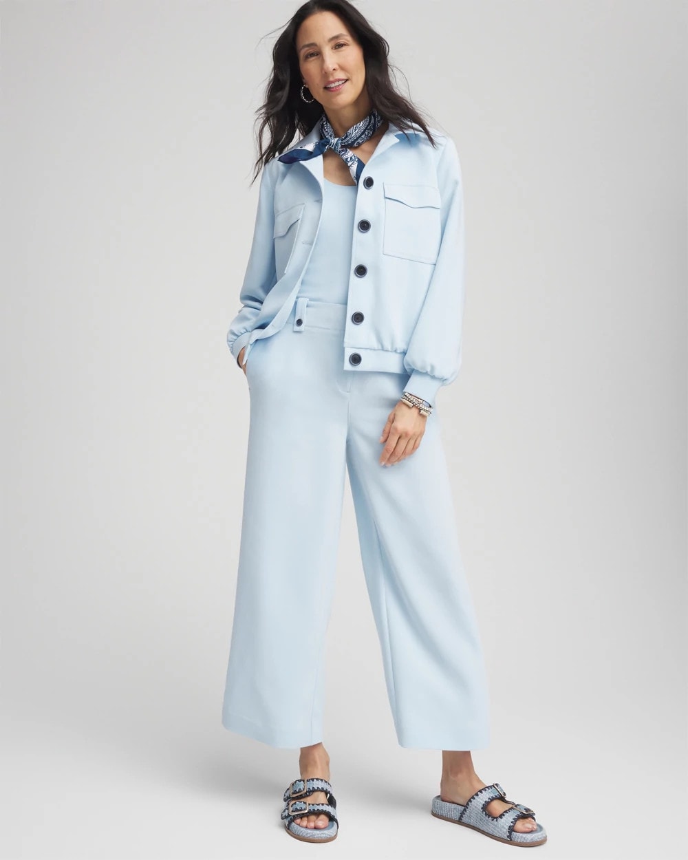 Chico's - Crepe Wide-Leg Culotte Pants