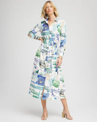 Chico's - Port Call Maxi Shirtdress