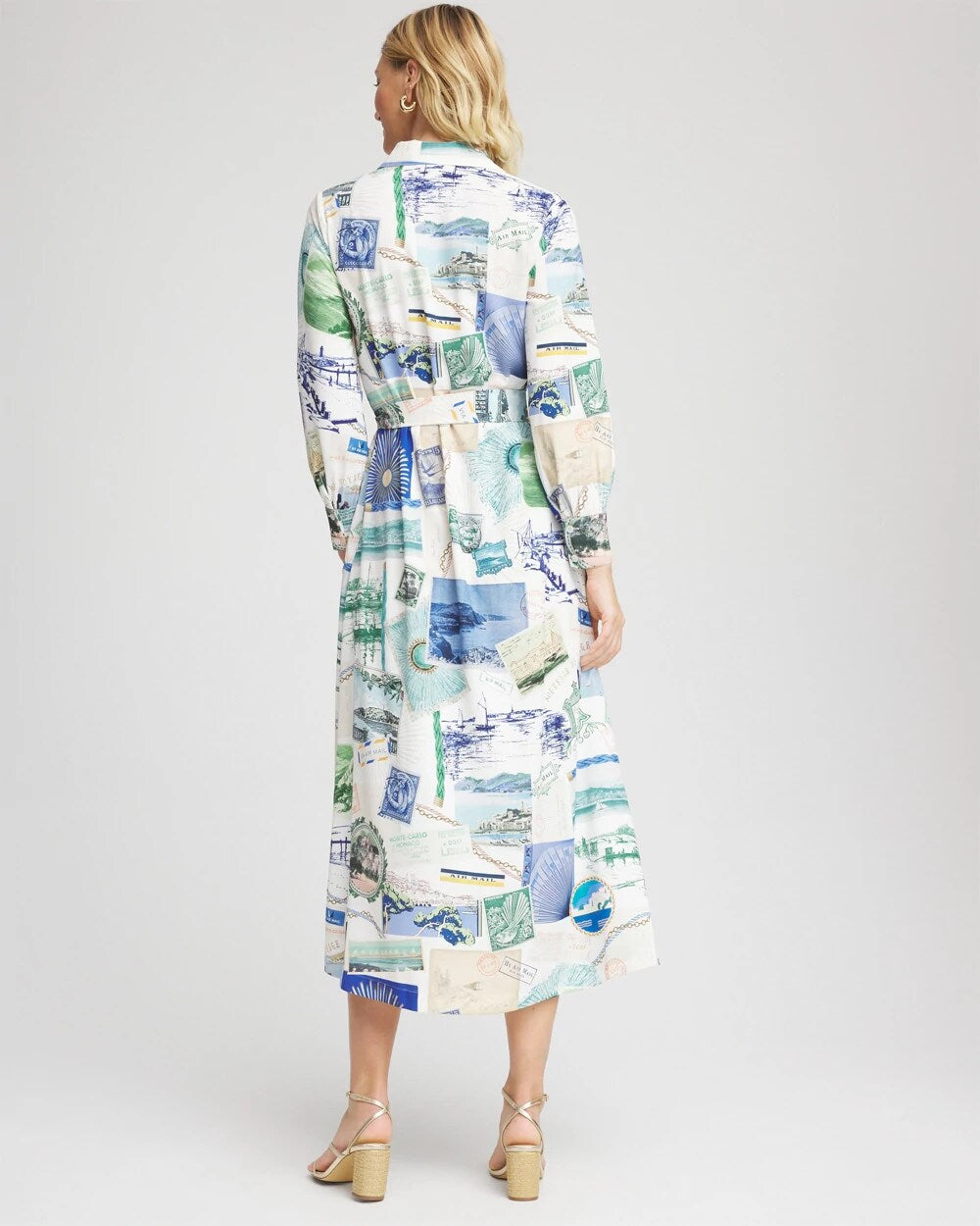 Chico's - Port Call Maxi Shirtdress