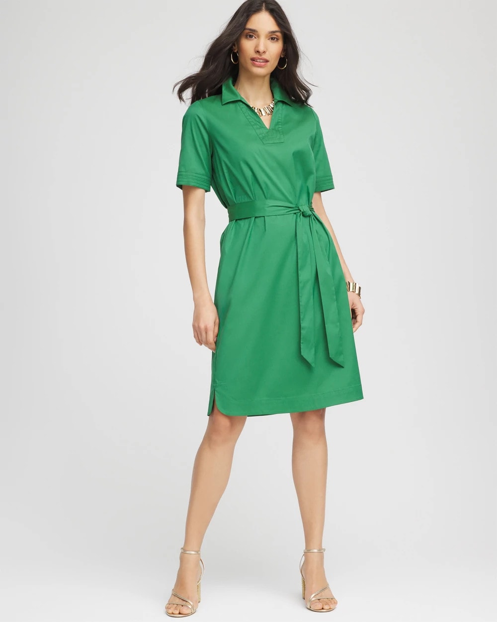Chico's - Shirttail Hem Popover Dress