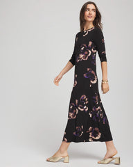 Chico's - Floral Boatneck Column Maxi Dress
