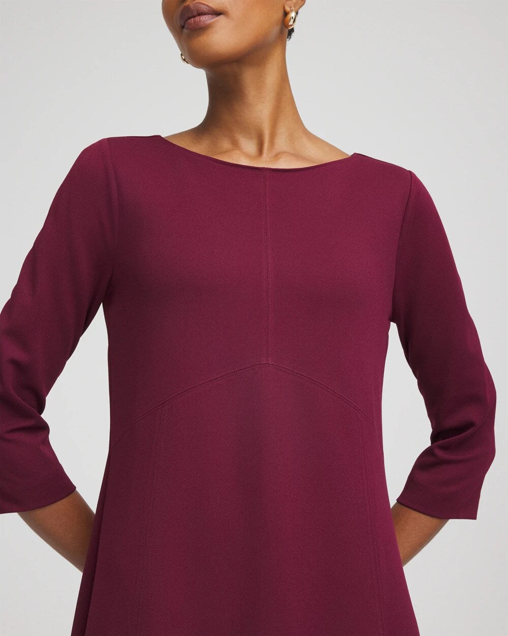 Chico's - Seamed Crepe Maxi Dress