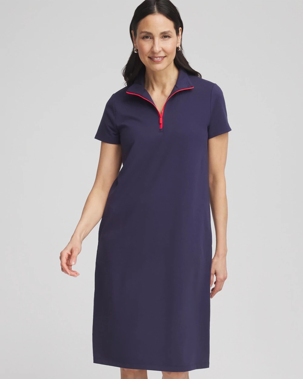 Chico's - Zenergy® UPF Knit Half-Zip Dress
