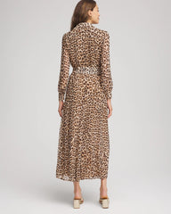 Chico's - Cheetah-Print Godet Dress