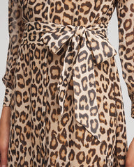 Chico's - Cheetah-Print Godet Dress