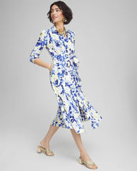 Chico's - Floral Midi Shirtdress