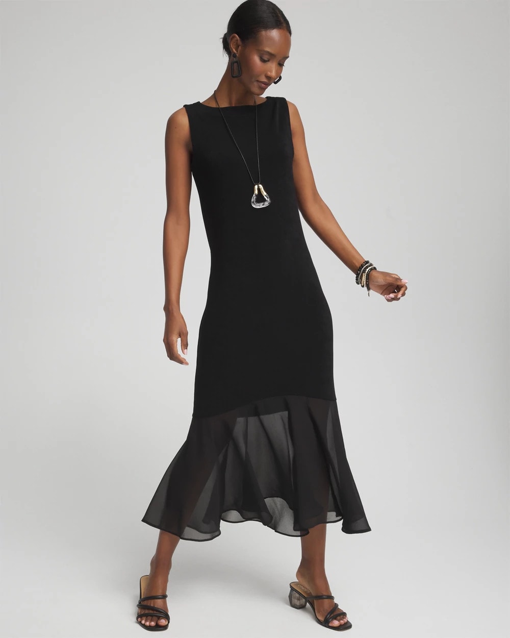 Chico's - Travelers™ Chiffon Hem Dress