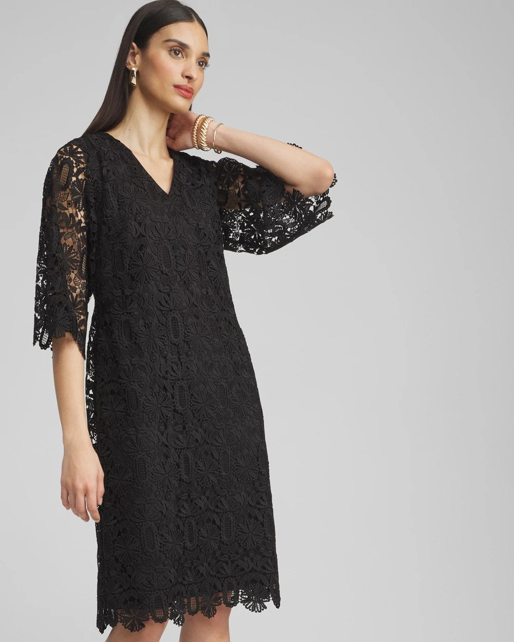 Chico's - Lace Shift Dress