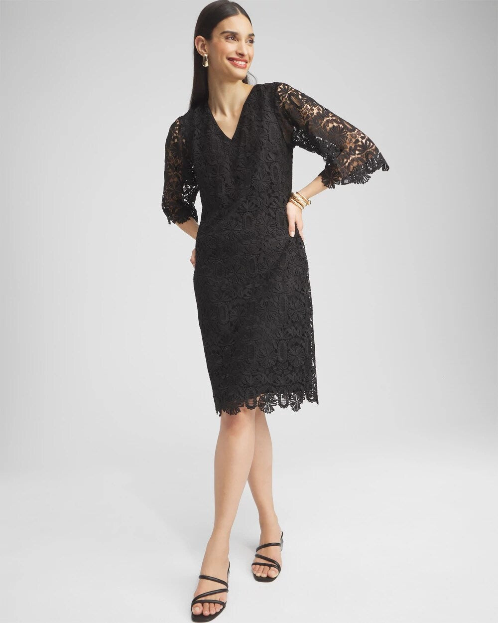 Chico's - Lace Shift Dress