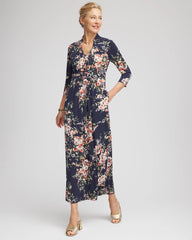 Chico's - Knit Pleated Maxi Dress
