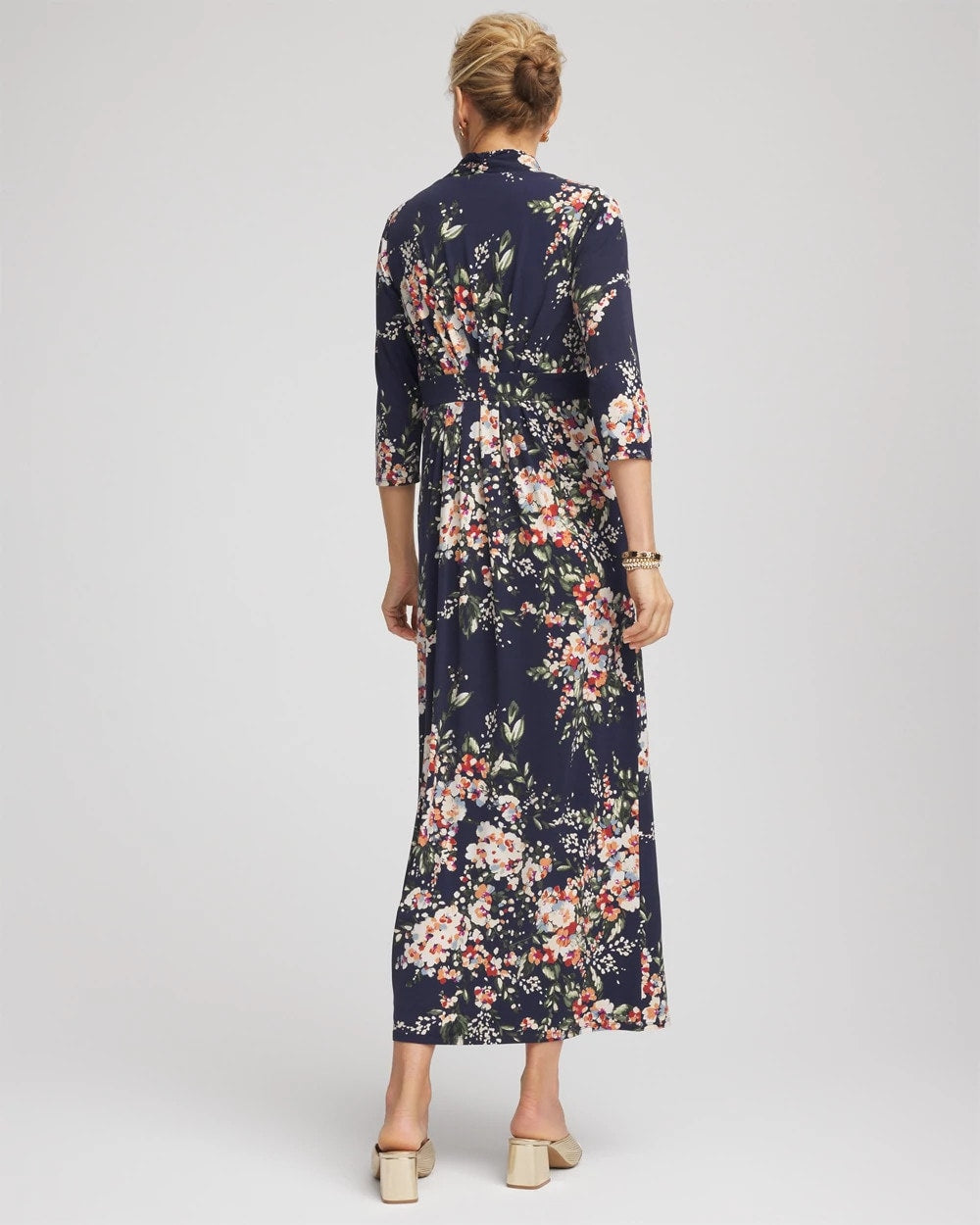 Chico's - Knit Pleated Maxi Dress