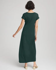 Chico's - Dolman-Sleeve Ponte  Maxi Dress