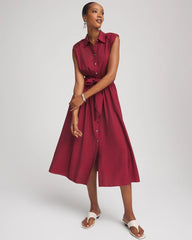 Chico's - Smocked-Waist Shirtdress