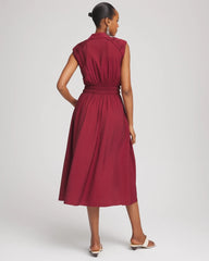 Chico's - Smocked-Waist Shirtdress