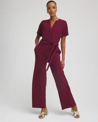 Chico's - Belted Dolman-Sleeve Jumpsuit