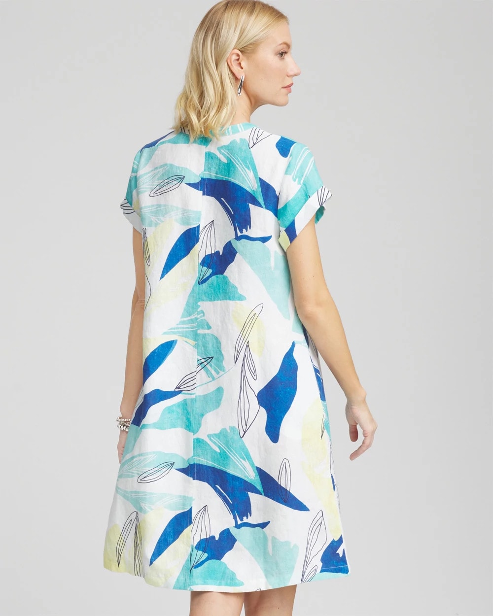 Chico's - Cuff Sleeve Linen Dress