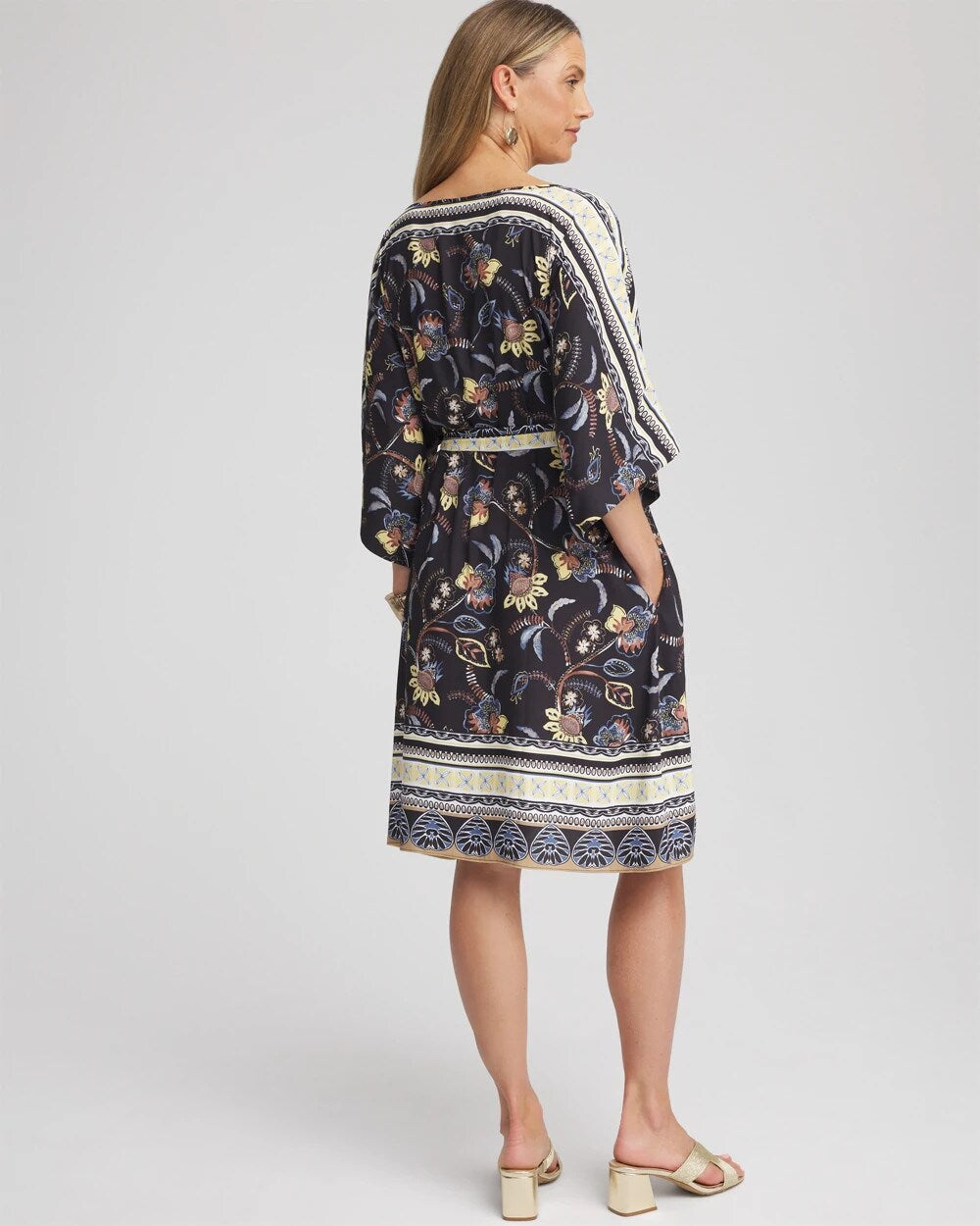 Chico's - Georgette Boatneck Kaftan Dress