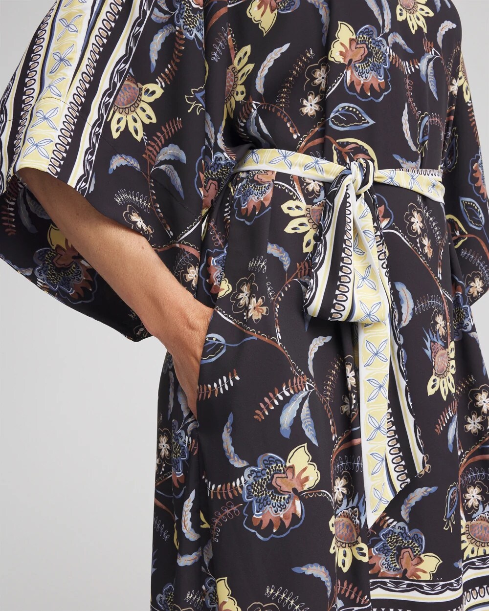 Chico's - Georgette Boatneck Kaftan Dress