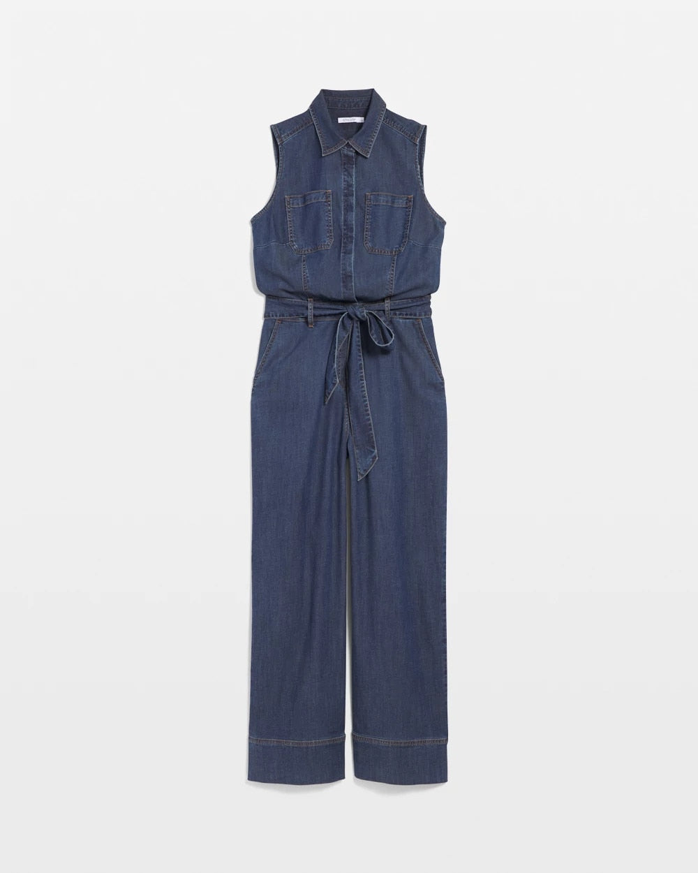 Chico's - Denim Wide-Leg Jumpsuit