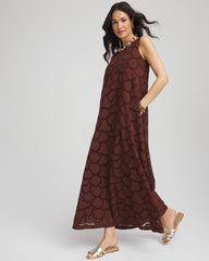 Chico's - Eyelet Cutout Maxi Tank Dress