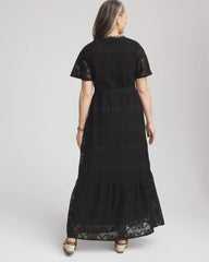 Chico's - Crochet-Lace Maxi Dress