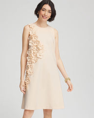 Chico's - Appliqué Ponte Knit Dress