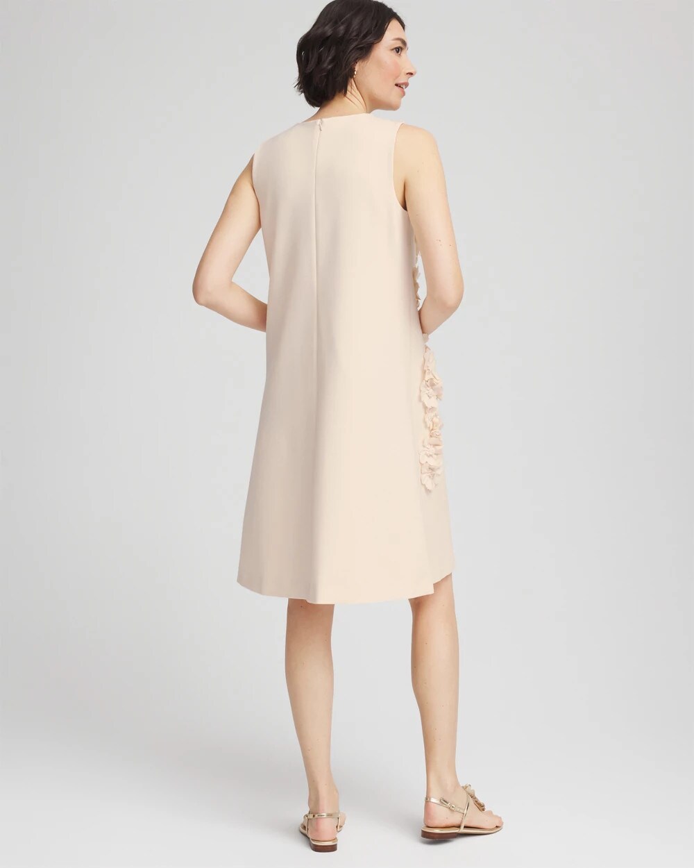 Chico's - Appliqué Ponte Knit Dress