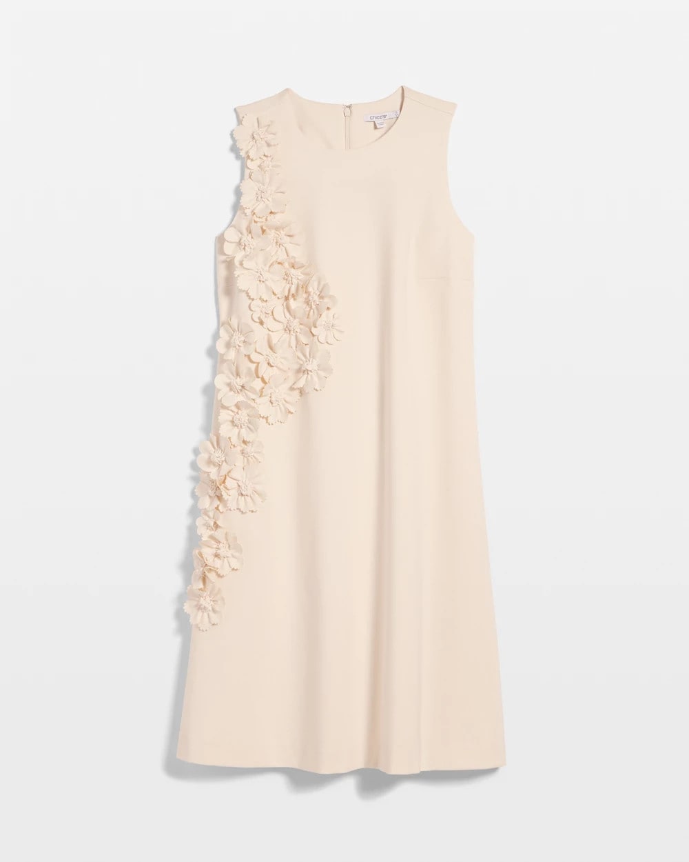 Chico's - Appliqué Ponte Knit Dress