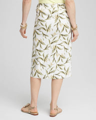 Chico's - Linen Midi Wrap Skirt