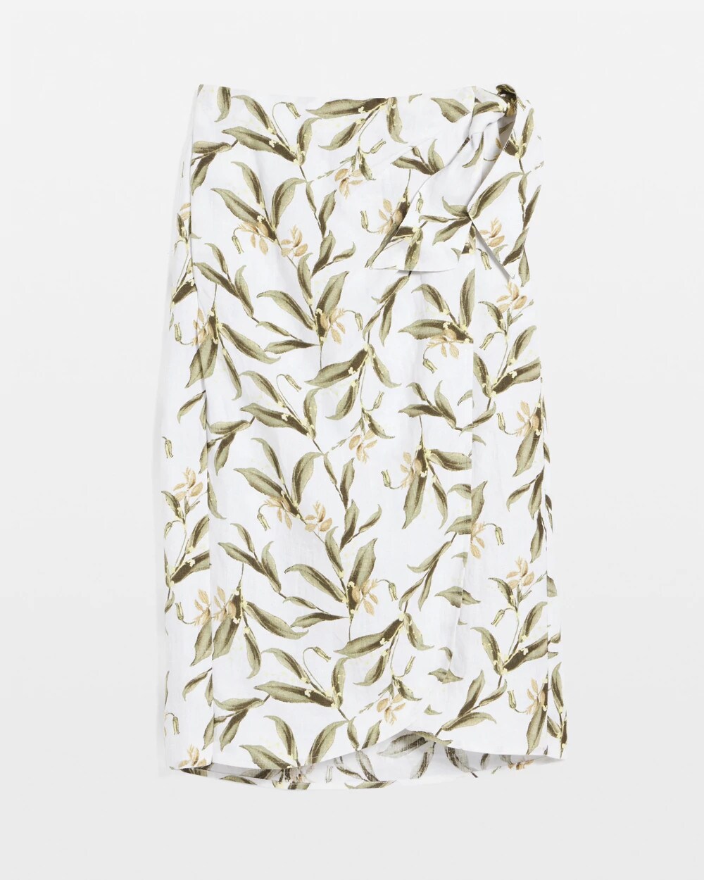 Chico's - Linen Midi Wrap Skirt