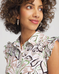 Chico's - Zenergy® UPF Knit Floral Polo Dress