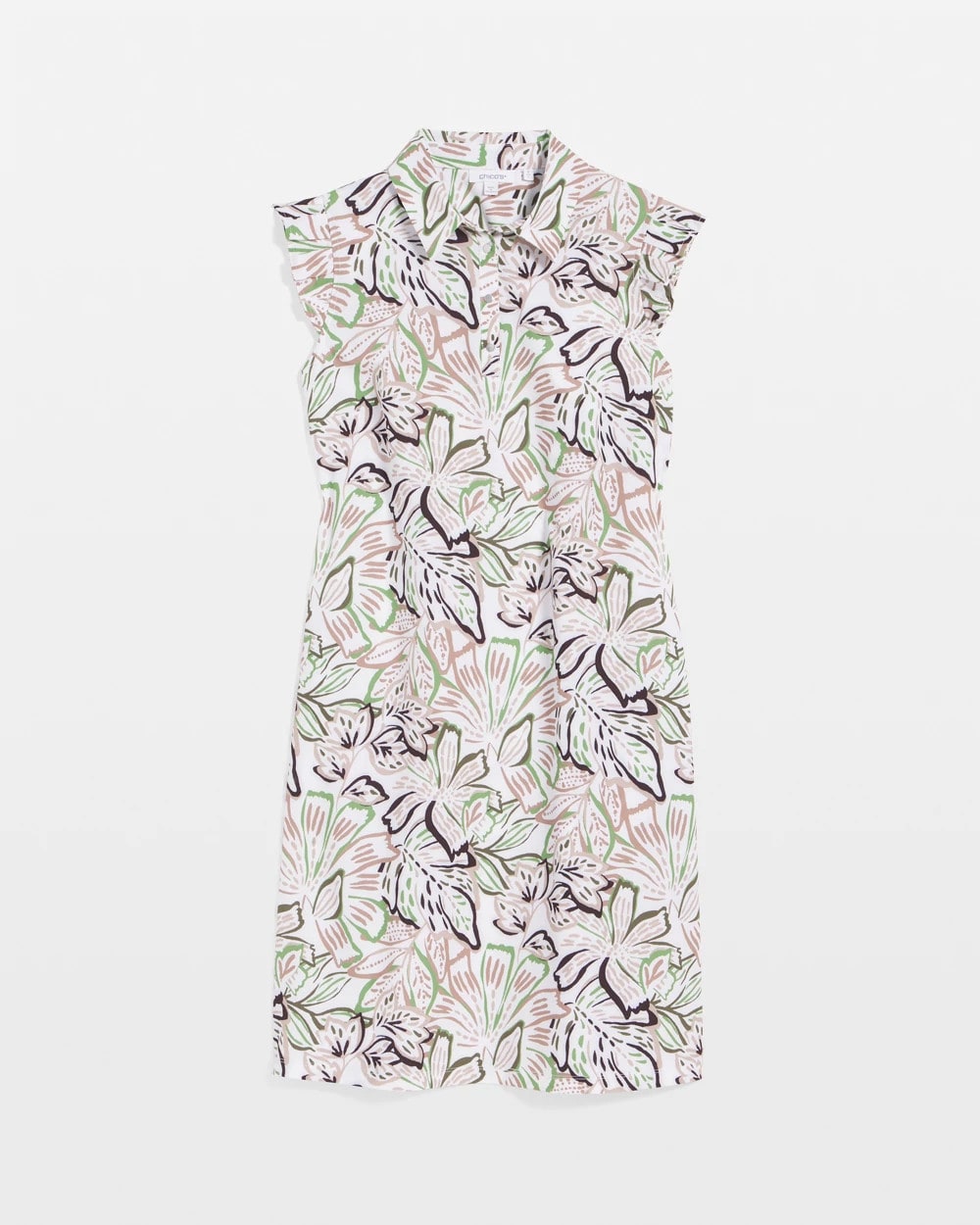 Chico's - Zenergy® UPF Knit Floral Polo Dress