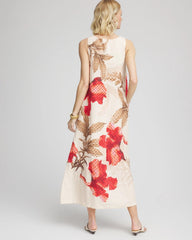 Chico's - Floral Tank Linen Maxi Dress
