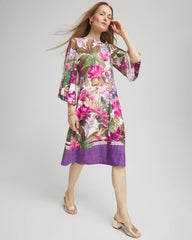 Chico's - Island Angel-Sleeve Boat Neck Dress